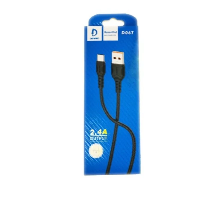 کابل USB به Type C  با قابلیت انتقال اطلاعات و فست شارژ