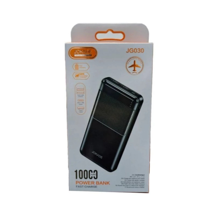 پاور بانک فست شارژ JOKADE مدل JG030 با ظرفیت 10000 میلی آمپر