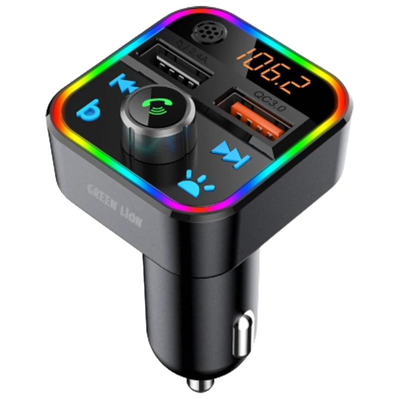 شارژر فندکی وFM پلیر گرین لاین 30W و مدل 1397