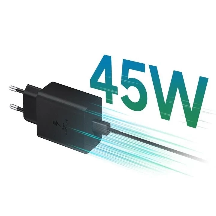 شارژر صد درصد اورجینال 45w pdسامسونگ سه پین