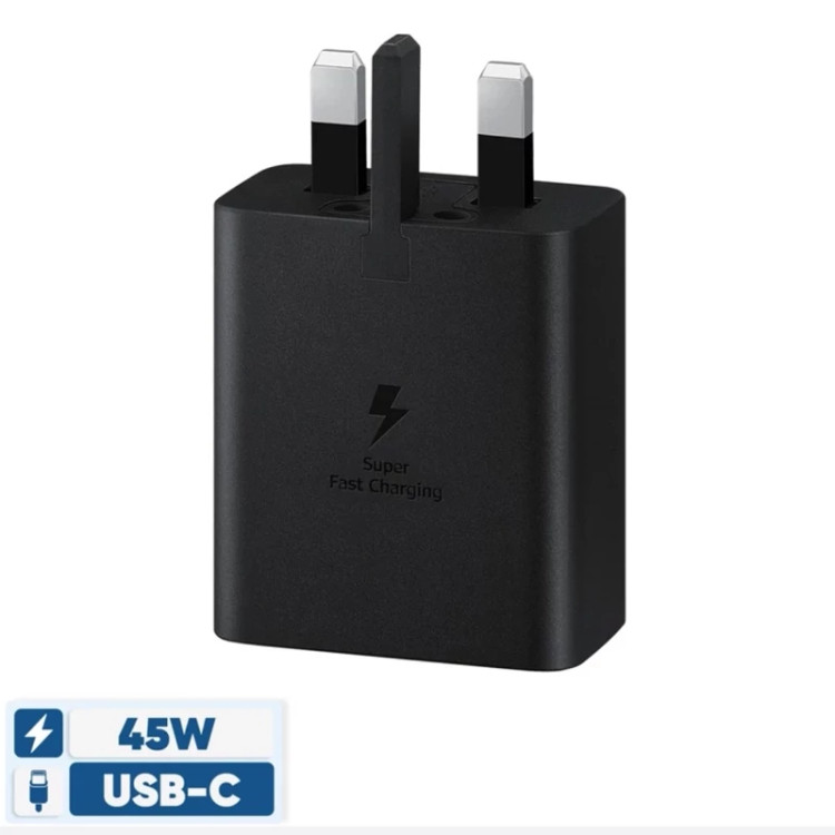 شارژر صد درصد اورجینال 45w pdسامسونگ سه پین